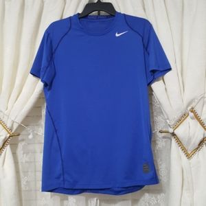 Blue Nike Pro shirt